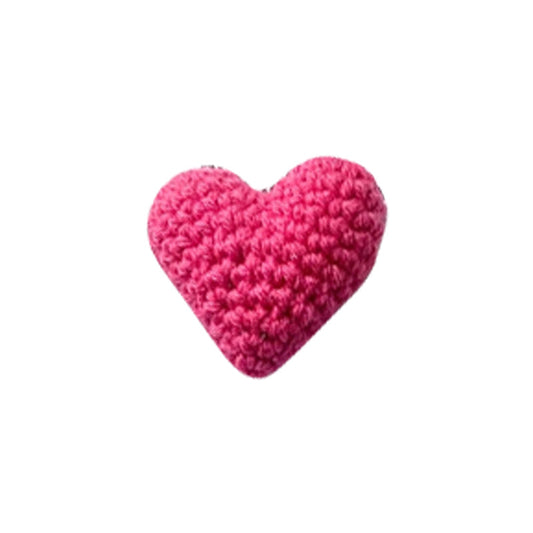 Handmade Crochet Heart Shaped Bag - Fesara