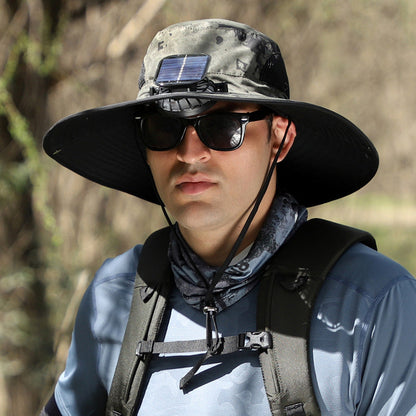 Waterproof Rechargeable Outdoor Fishing Cap Fan