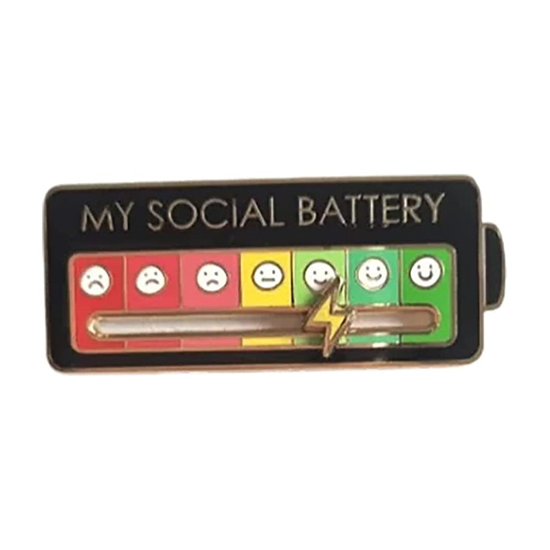 Colorful Mood Indicator Pin Badge - Fesara