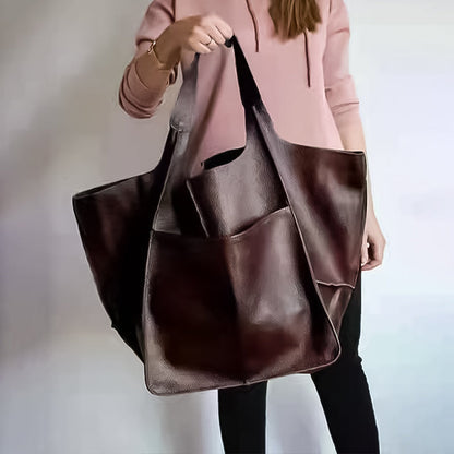 Large Genuine Leather Tote Bags for Women