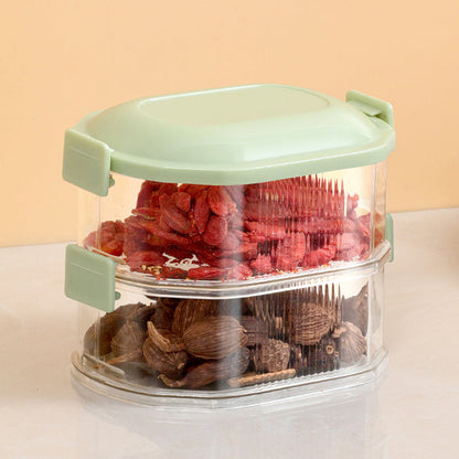 Spice Organizer Container with Stackable Layers