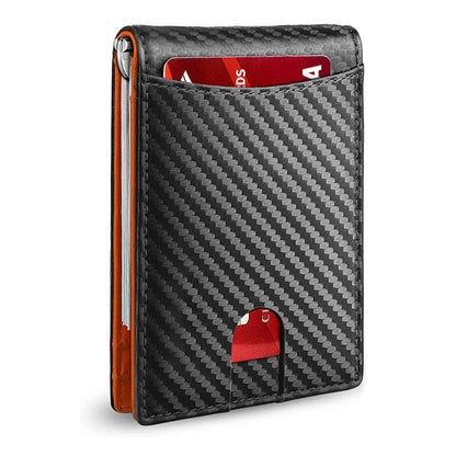 Authentic Leather RFID Blocking Card Wallet