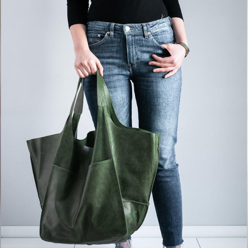 Large Leather Tote Bags for Women