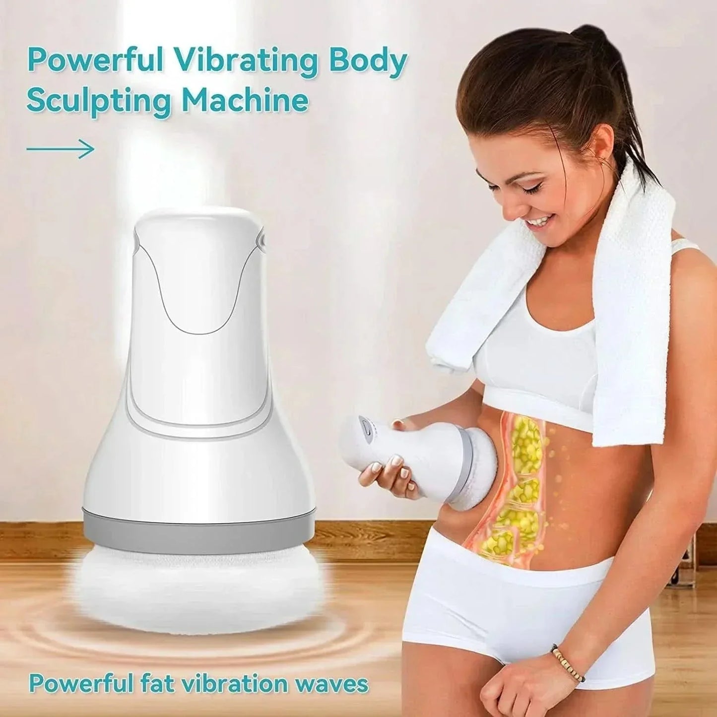 Pro Body Massager with 6 Interchangeable Heads - Fesara