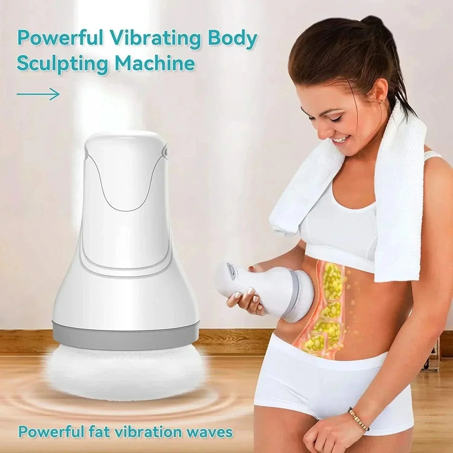 Pro Body Massager with 6 Interchangeable Heads - Fesara