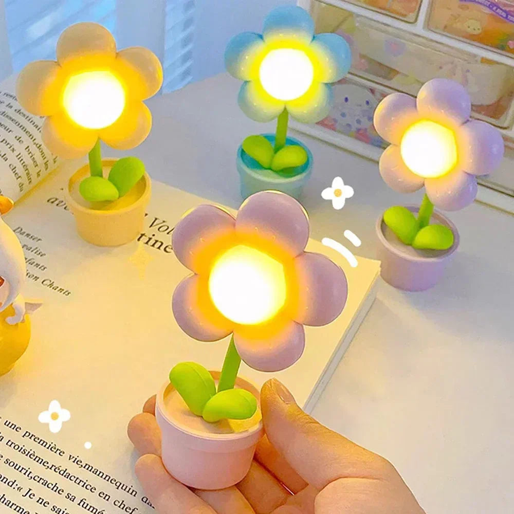 Pretty Floral Calming Desk Lamp