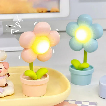 Pretty Floral Calming Desk Lamp