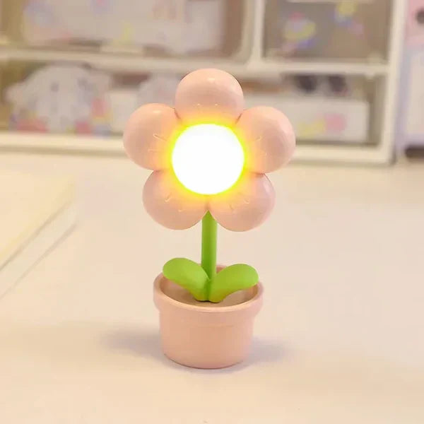 Pretty Floral Calming Desk Lamp - Fesara
