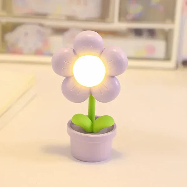 Pretty Floral Calming Desk Lamp