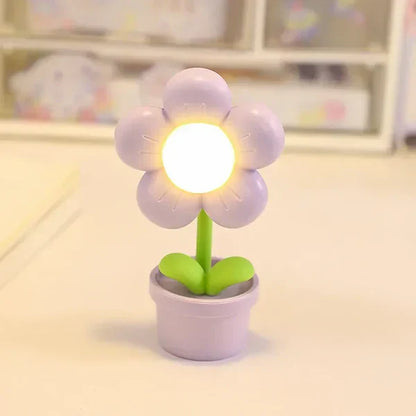 Pretty Floral Calming Desk Lamp