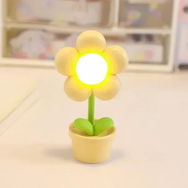 Pretty Floral Calming Desk Lamp