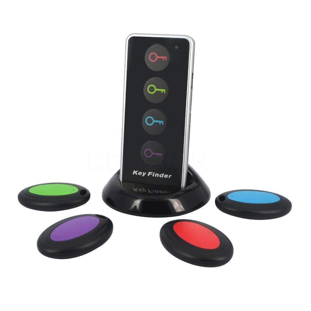 Wireless Key Finder Tracker with LED Light and 4 Receivers