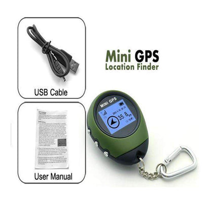 Compact Outdoor GPS Tracker Keychain Device - Fesara