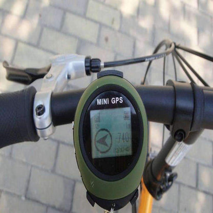 Compact GPS Tracker Keychain for Hiking Camping