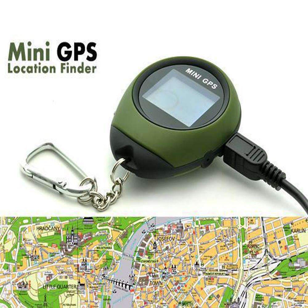 Compact Outdoor GPS Tracker Keychain Device