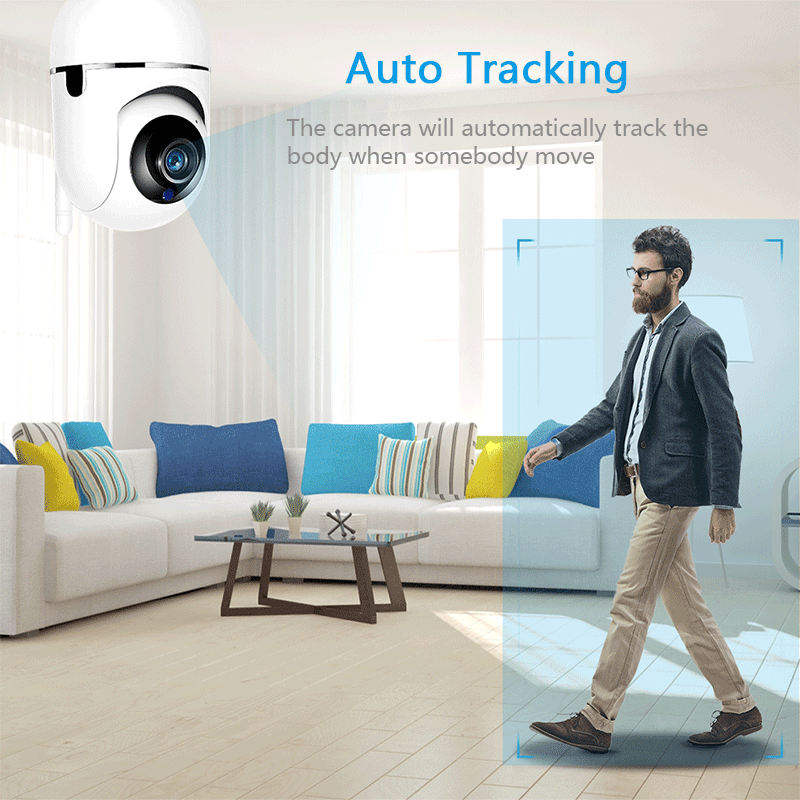 Wireless 360° Home Security Camera