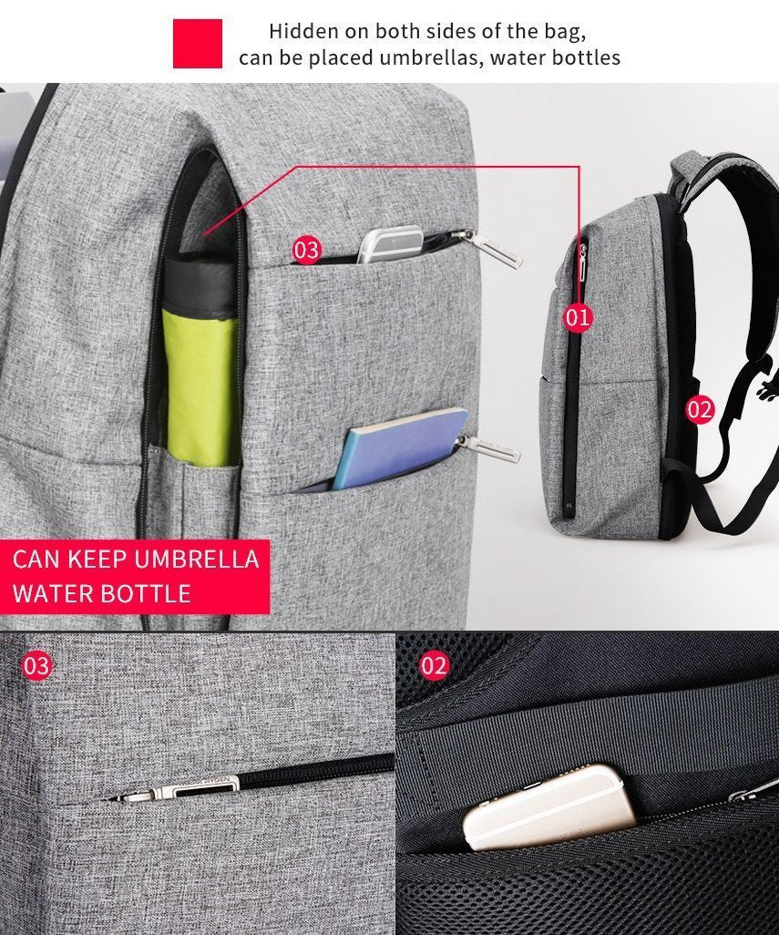 Spacious USB Laptop Travel Bag
