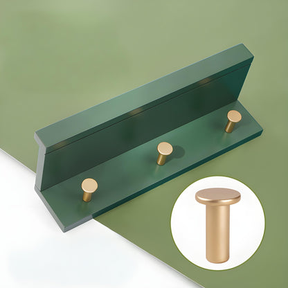 Sturdy Wooden Wall Shelf with Hooks Storage Organizer