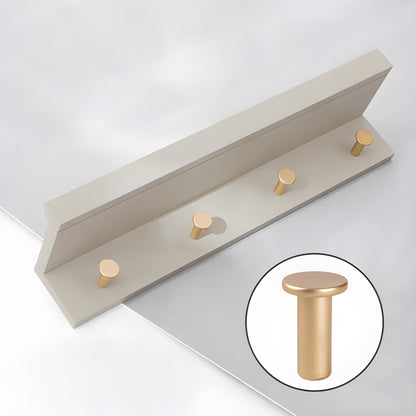 Sturdy Wooden Wall Shelf with Hooks Storage Organizer