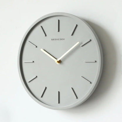 Modern Minimalist Concrete Wall Clock - Fesara
