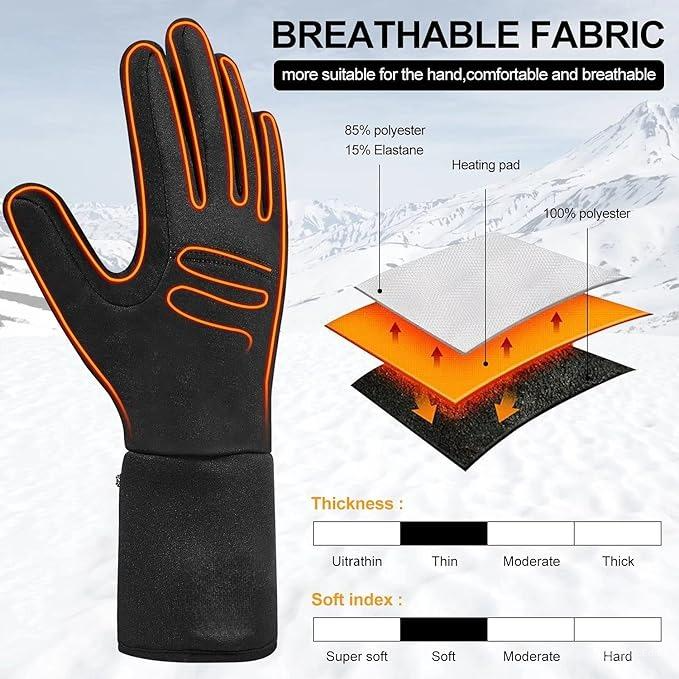 Warm Rechargeable Gloves with 3 Heat Settings