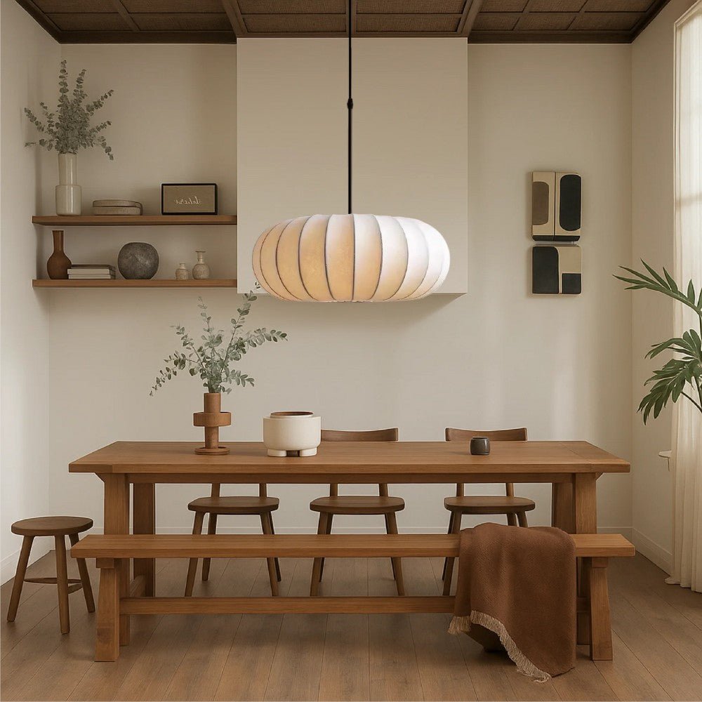 Elegant Fabric Hanging Lamp - Fesara