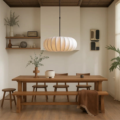 Elegant Fabric Hanging Lamp - Fesara