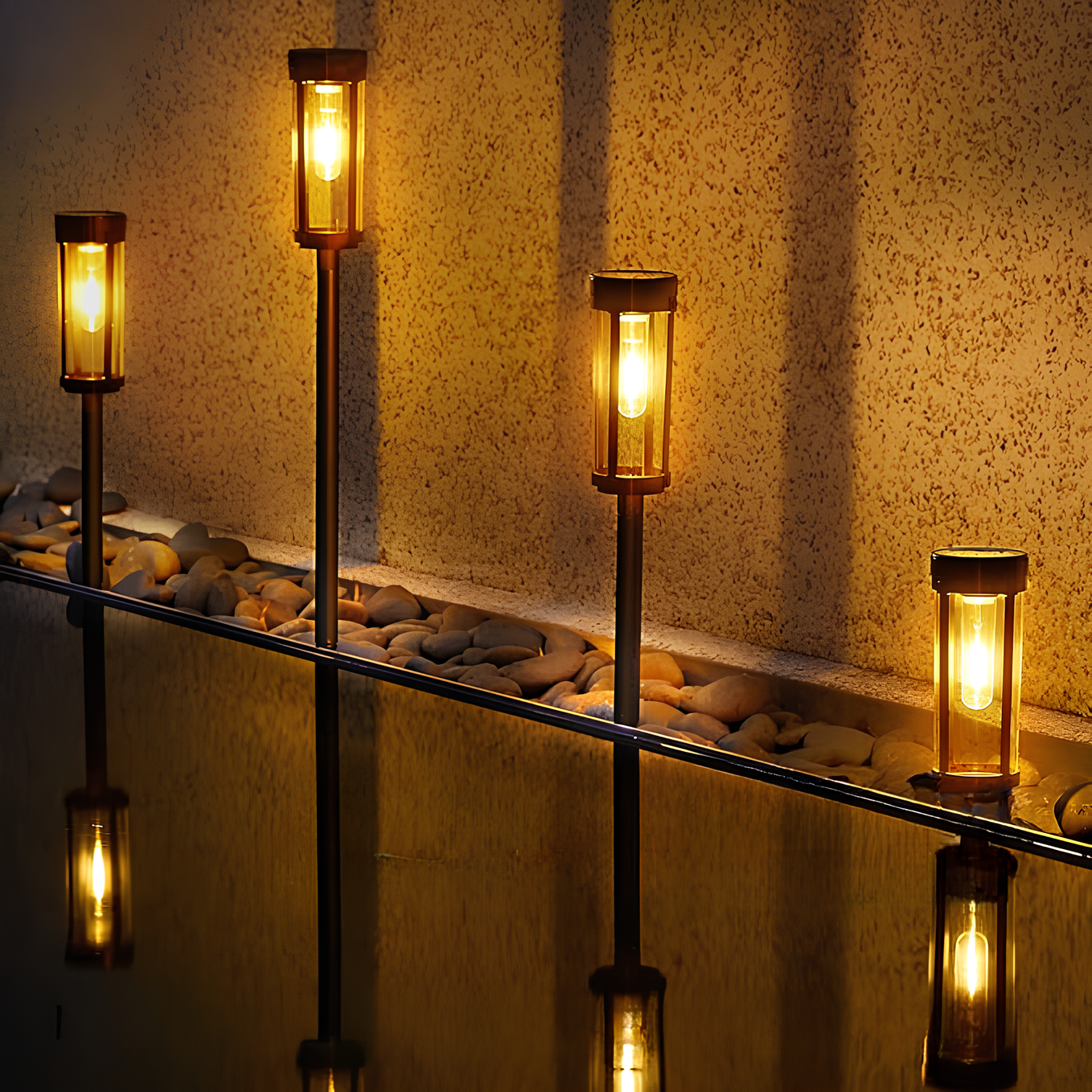 Outdoor Solar Powered Garden Light - Fesara