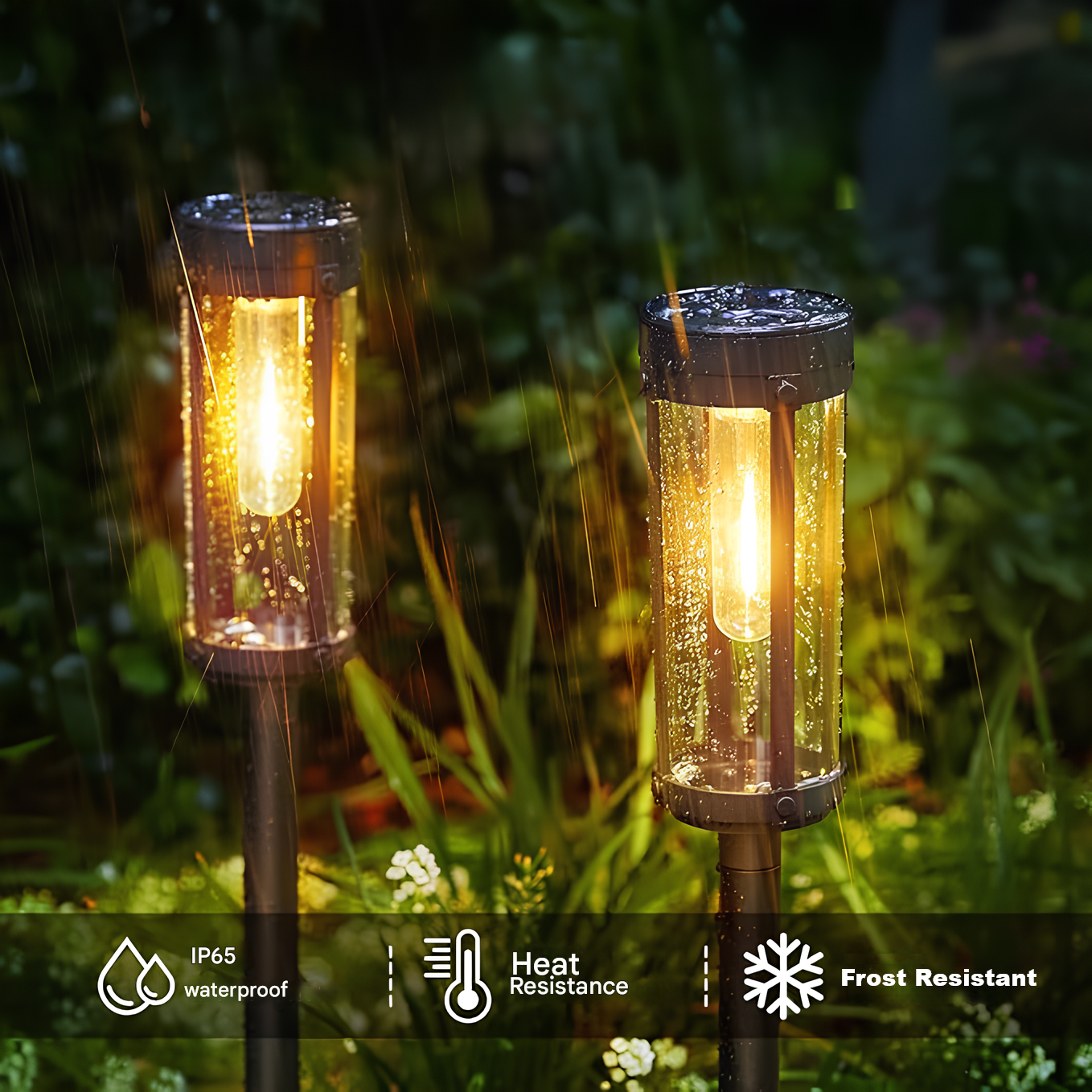 Outdoor Solar Powered Garden Light
