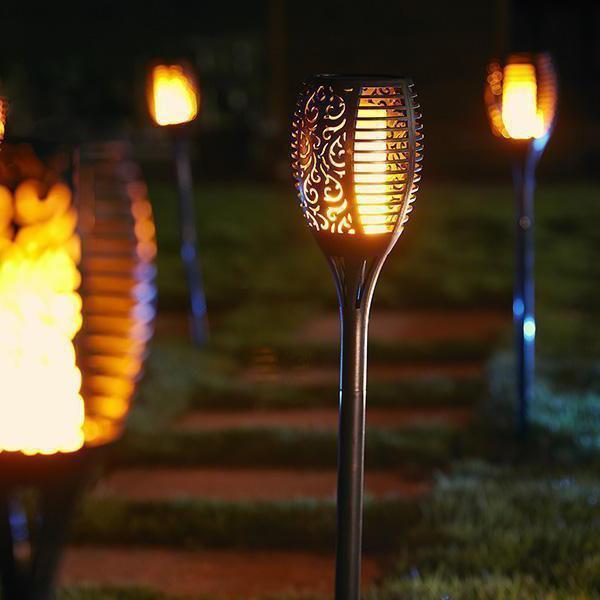 Solar Powered LED Flicker Light