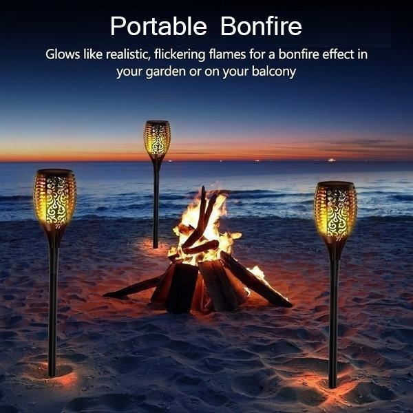 Solar Powered LED Flicker Light