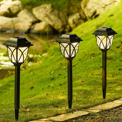 Solar Powered Outdoor Garden Lights with Soft Glow