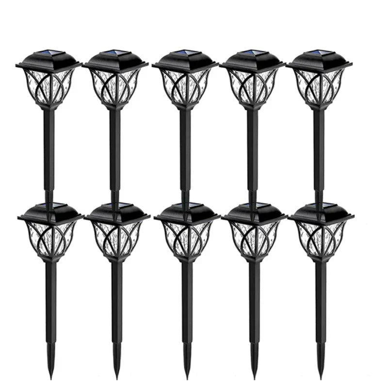 Solar Powered Outdoor Garden Lights with Soft Glow