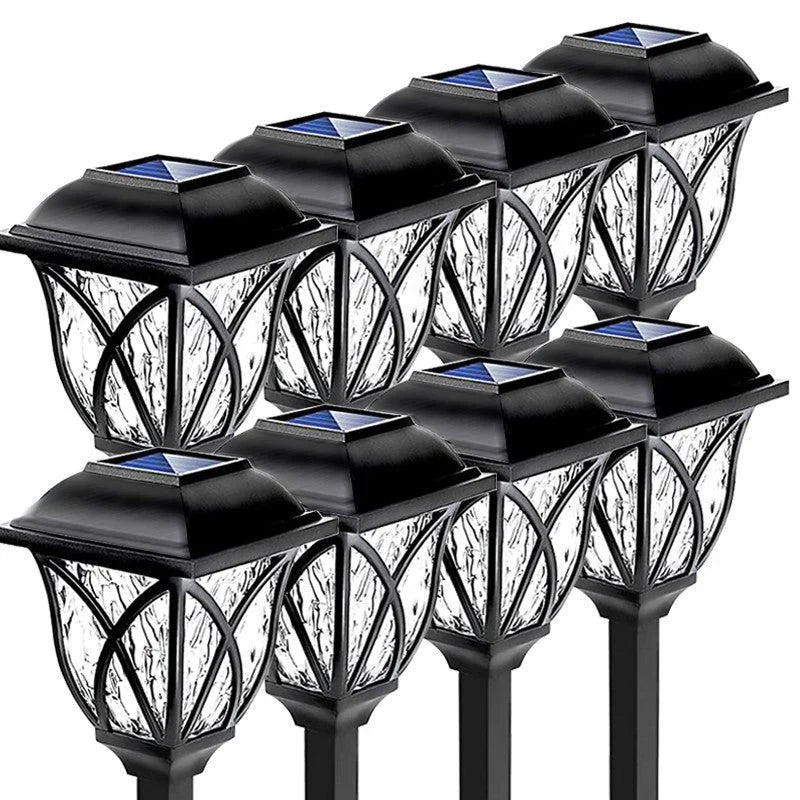 Solar Powered Outdoor Garden Lights with Soft Glow