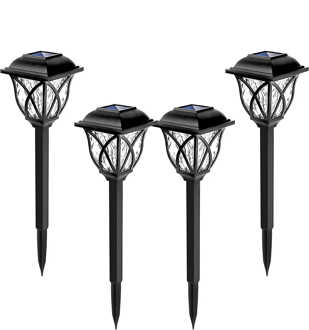 Solar Powered Outdoor Garden Lights with Soft Glow