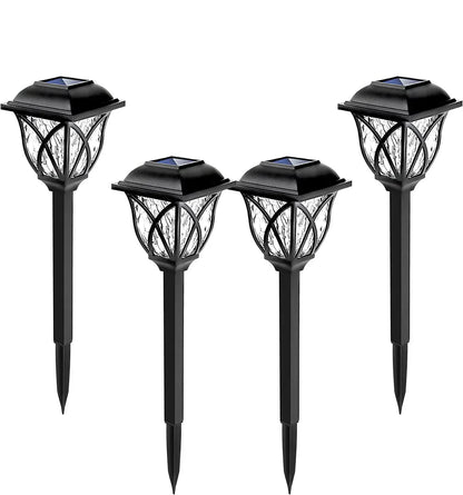 Solar Powered Outdoor Garden Lights with Soft Glow