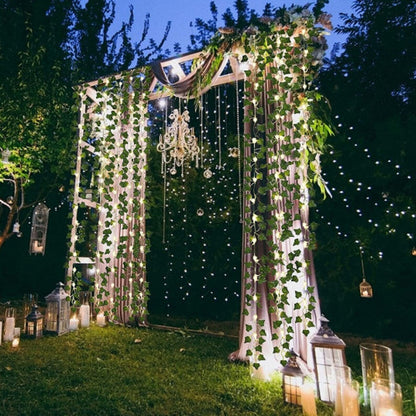 Solar Powered String Lights for Garden & Patio Decor - Fesara