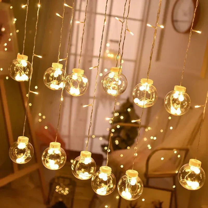 Outdoor Solar Hanging String Lights