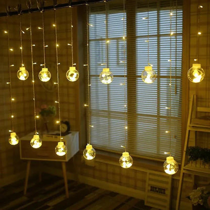 Outdoor Solar Hanging String Lights
