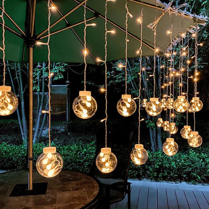Outdoor Solar Hanging String Lights