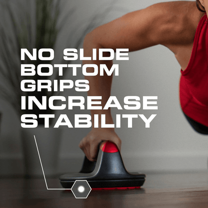 Adjustable Rotating Push Up Bars - Ergonomic Grip Support