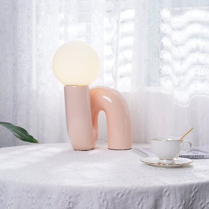 Stunning Glass and Resin Desk Lamp