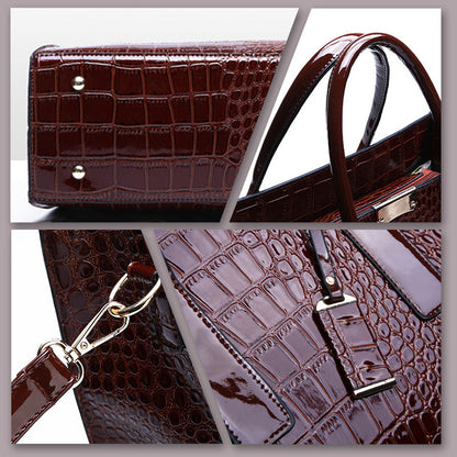 Luxury Croc Pattern Tote Bag