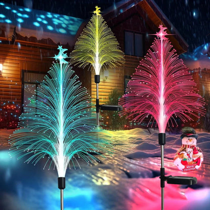 Outdoor Solar Powered Christmas Tree Lights - Fesara