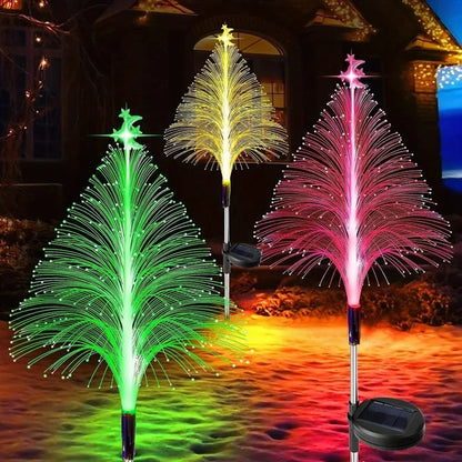 Outdoor Solar Powered Christmas Tree Lights