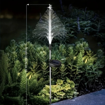 Outdoor Solar Powered Christmas Tree Lights