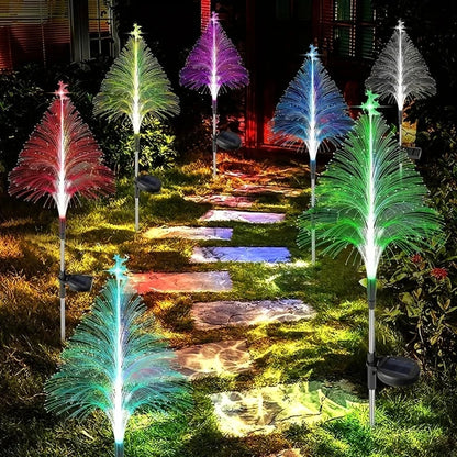 Outdoor Solar Powered Christmas Tree Lights