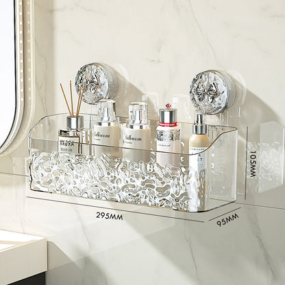 Wall Mount Storage Rack with No Drill Needed
