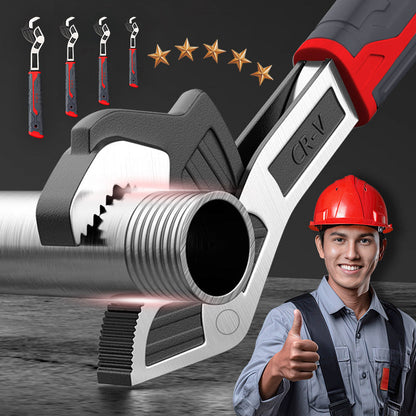 Heavy Duty Adjustable Locking Pipe Wrench Tool