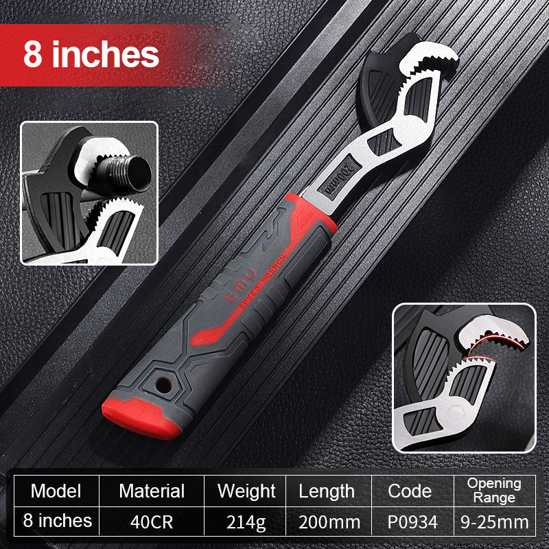 Heavy Duty Adjustable Locking Pipe Wrench Tool